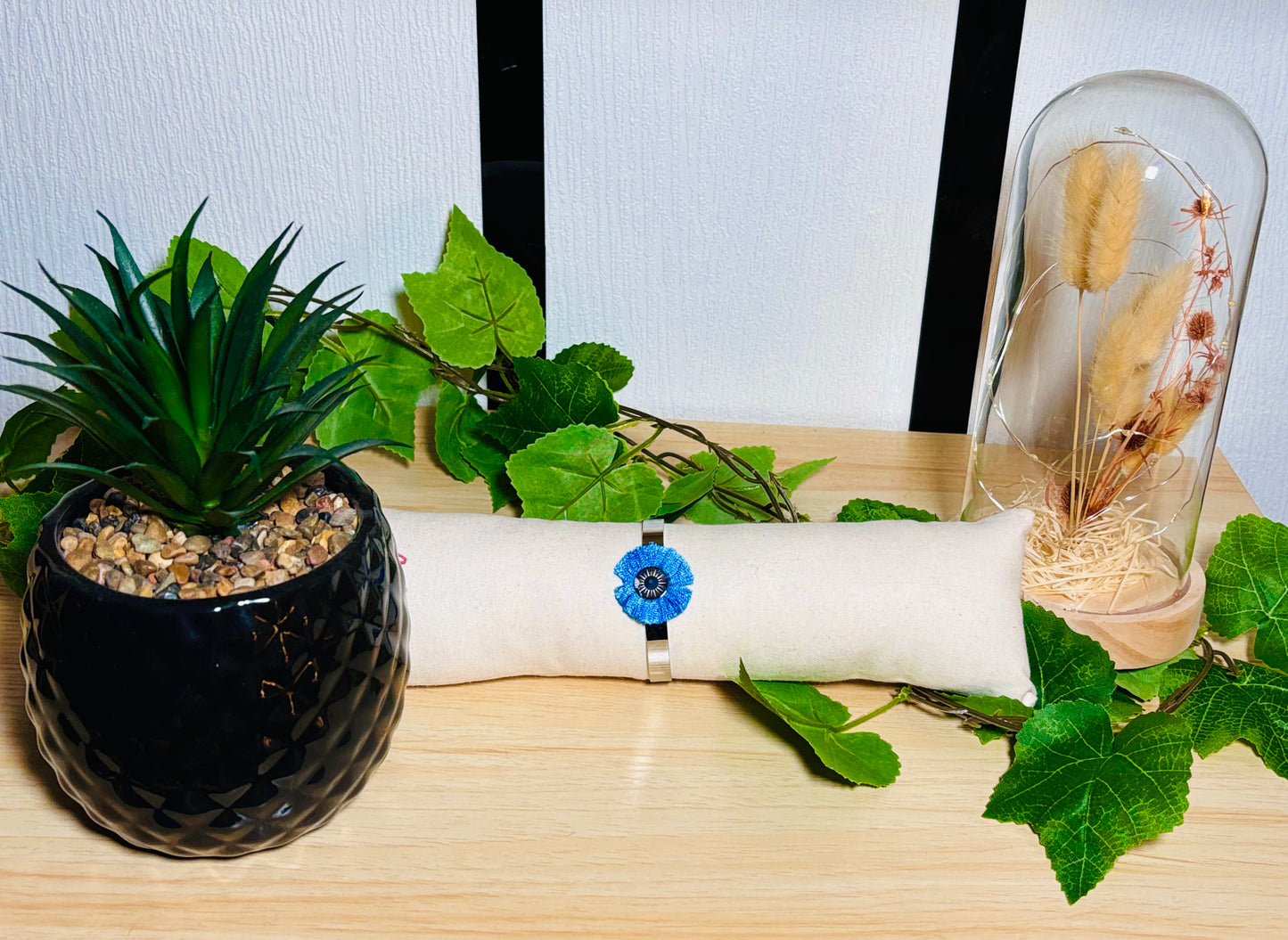 Bracelet bohème bleu