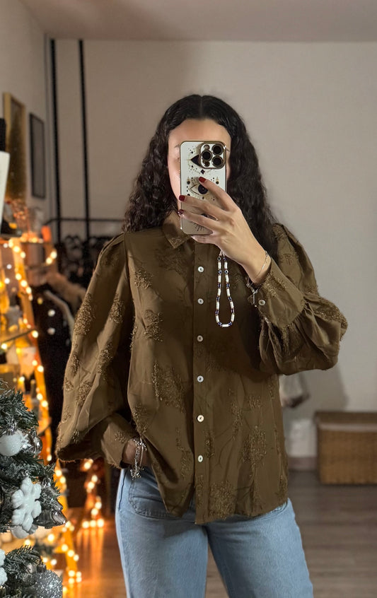 Chemise marron