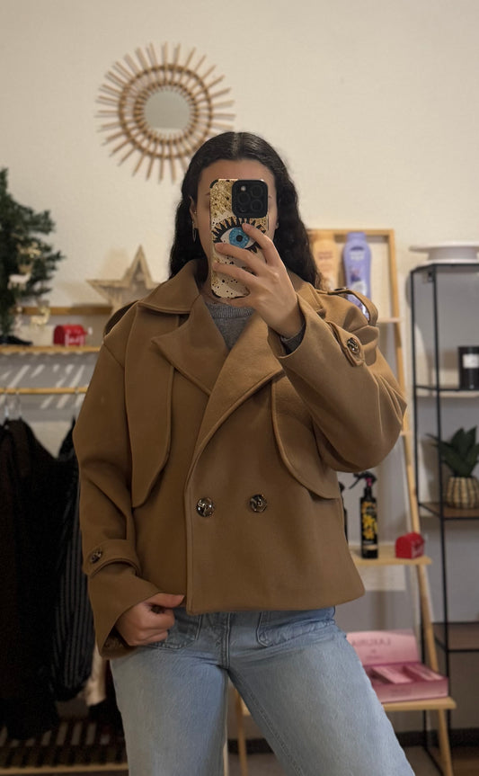 Manteau camel