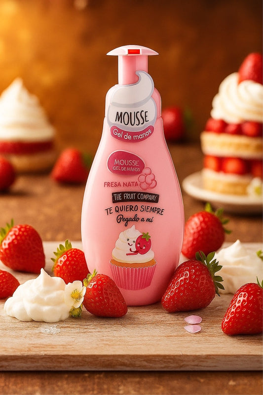 Savon mousse fraise,chantilly
