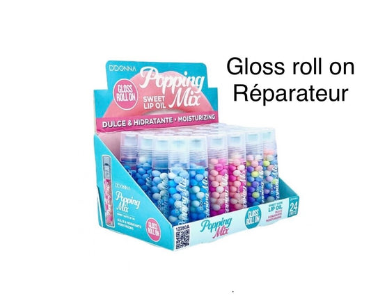 Gloss popping roll on