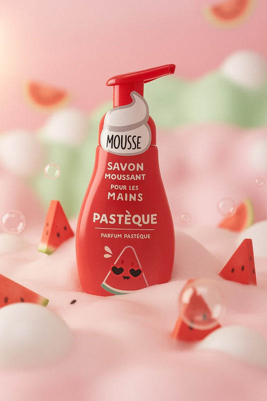 Savon mousse pastèque