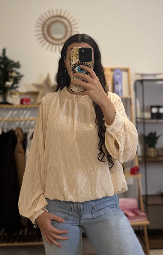Blouse beige